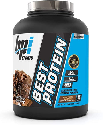 BPI Sports Best Protein, Chocolate Brownie, 5.1 Pound BPI Sports buy supplements canada