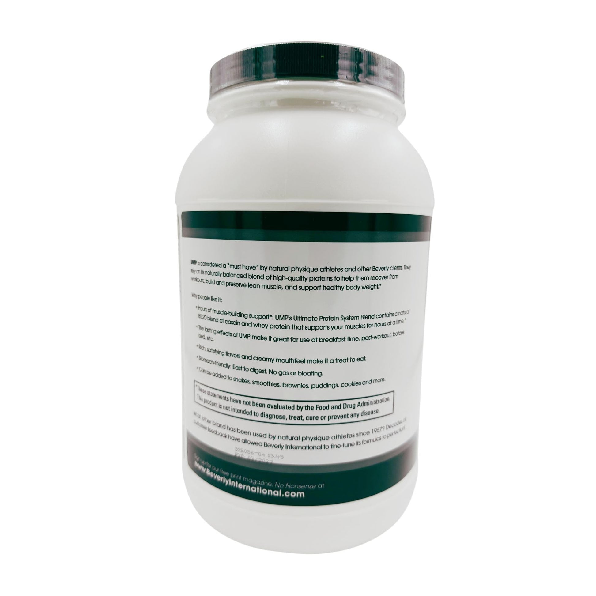 Beverly International UMP Protein Powder, Cookies & Cream. Unique Whey-Casein Ratio Builds Lean Muscle. Easy to Digest. No Bloat. (32.8 oz) 2lb .8 oz Beverly International buy supplements canada