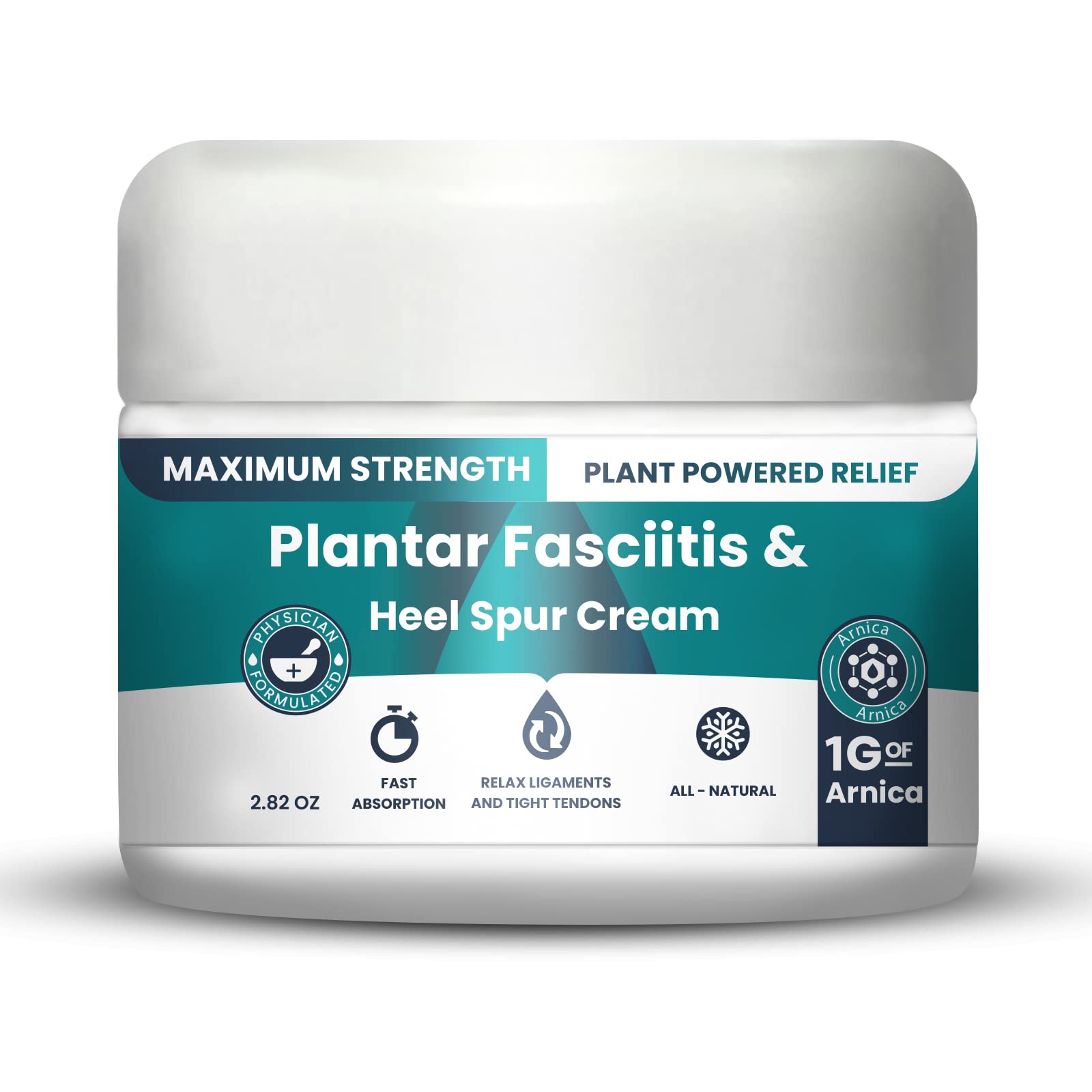 M PAIN MANAGEMENT TECHNOLOGIES Plantar Fasciitis And Heel Spur Cream By PMT - Cream For Foot Relief. High Concentration of Arnica; Vitamin B6, MSM, Glucosamine - To Soothe and Relieve - 2.82 OZ M PAIN MANAGEMENT TECHNOLOGIES buy supplements canada