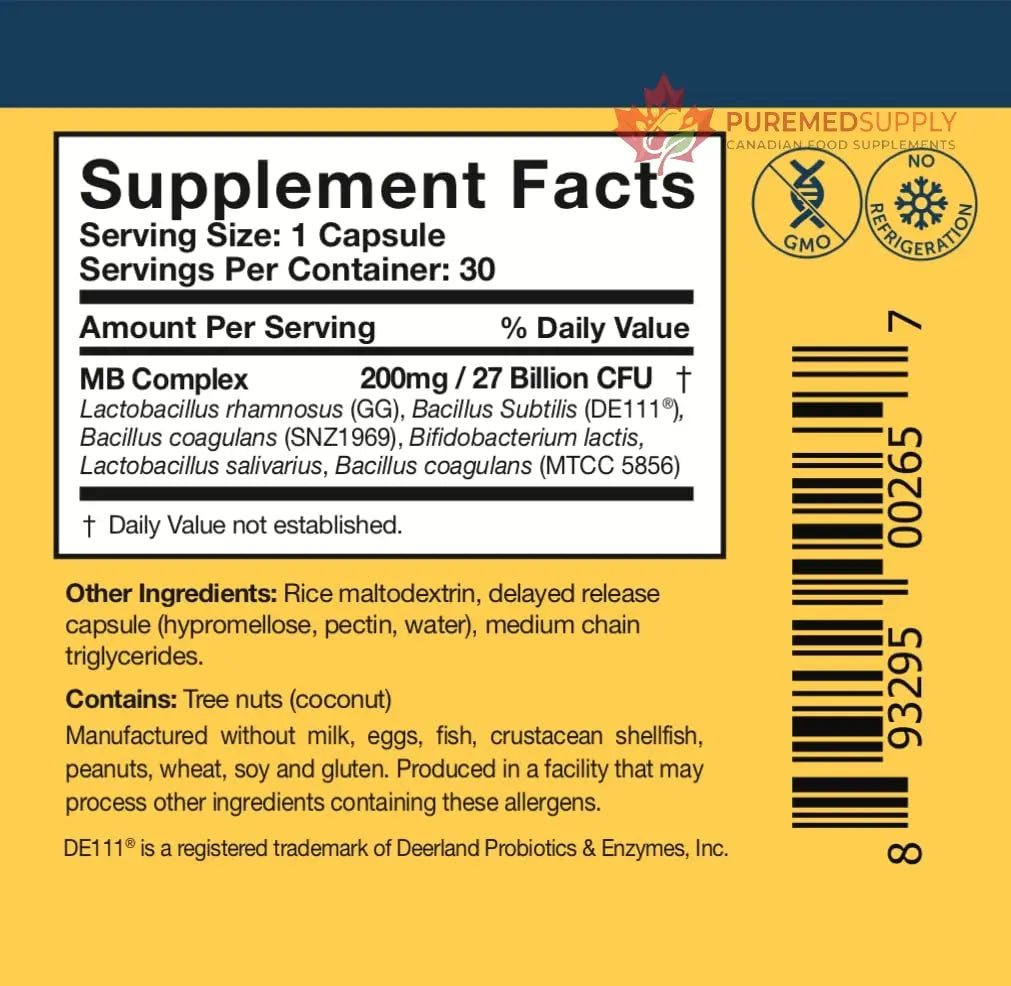 Researched Nutritionals Multi-Biome - Dual-Action Probiotics for Women & Men - Spore + Live Strain Formula with Delayed-Release Capsules for Gut Health, Histamine & Immune Support (30 ct) Researched Nutritionals buy supplements canada