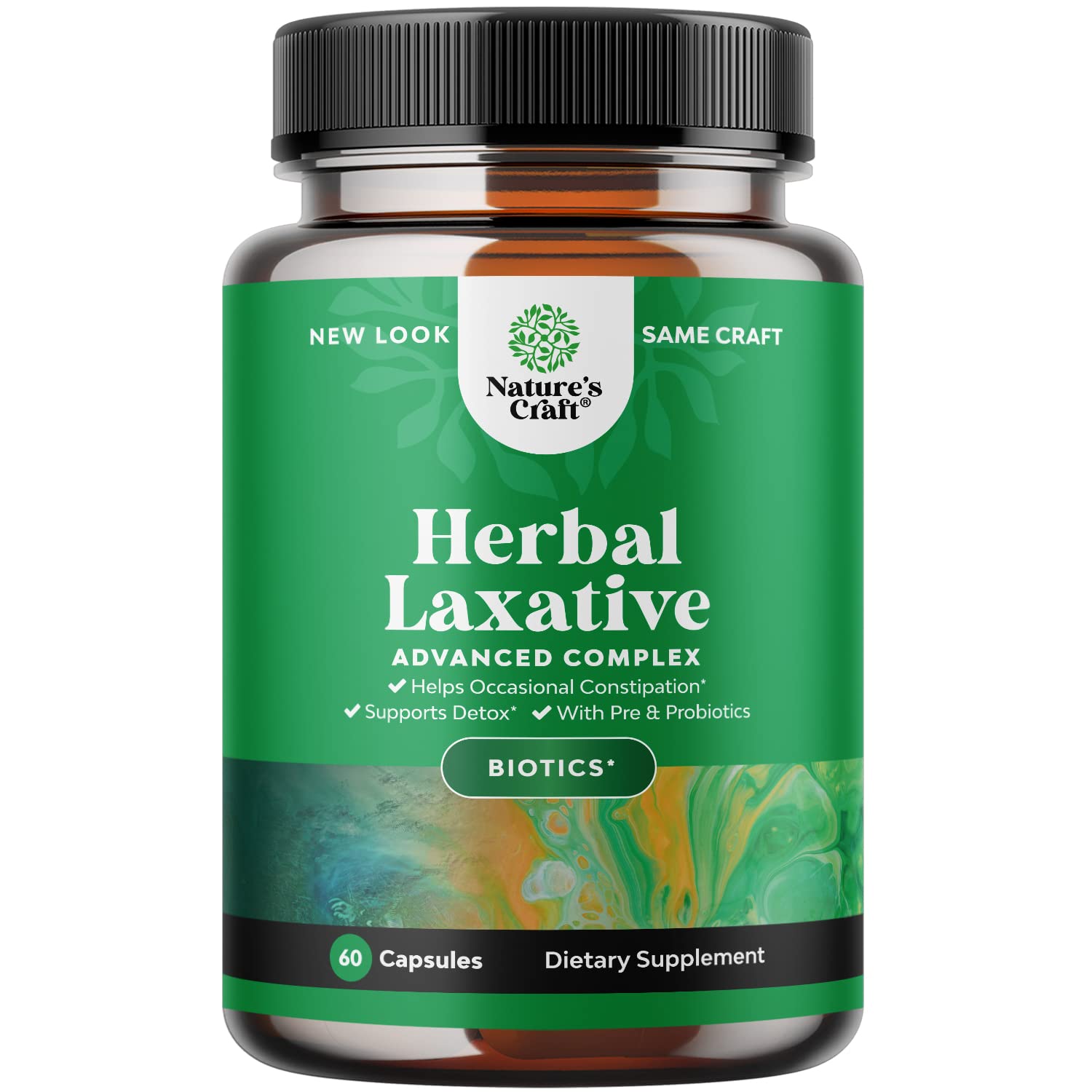 Herbal Laxative Capsules with Probiotics – Natural Laxative Pills to Cleanse Colon and Support Natures Craft buy supplements canada