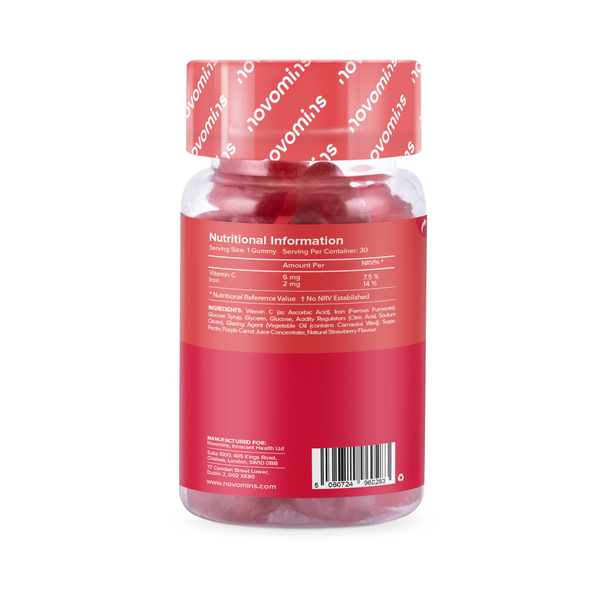 Kids Iron Gummies – Iron Supplement for Kids – Energy & Immune System – Vegan novomins buy supplements canada