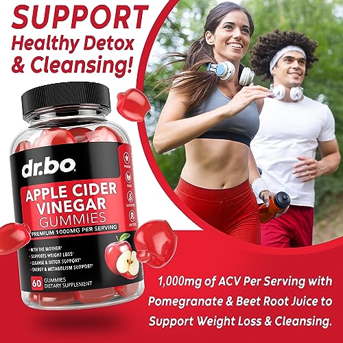 ACV Apple Cider Vinegar Gummies - Natural Support for Advanced Weight DR. BO buy supplements canada