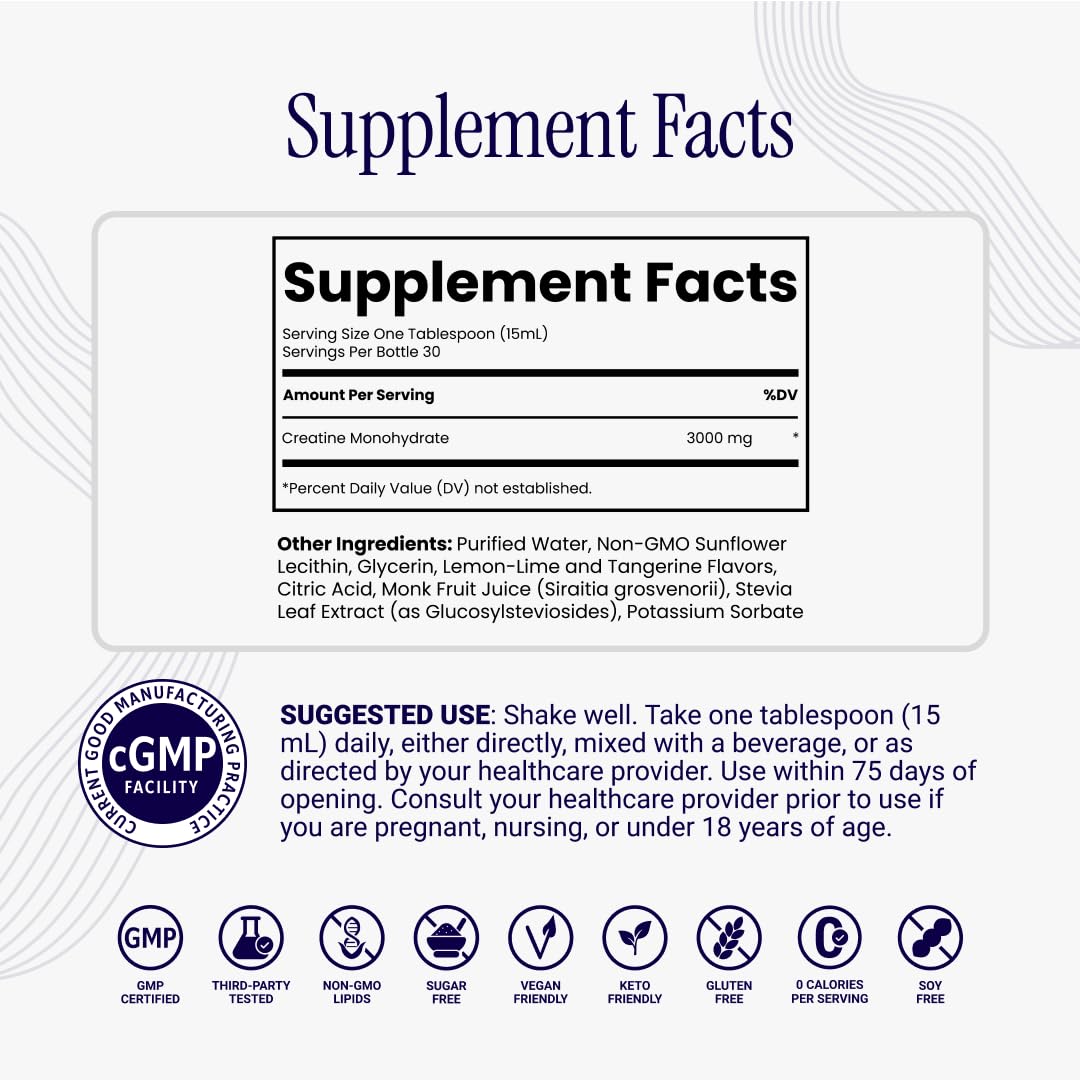 Rho Nutrition Liposomal Creatine Monohydrate - Ultra High Absorption Liquid Creatine Supplement – Promotes Lean Muscle Mass & Recovery, Supports Brain Function Rho Nutrition buy supplements canada