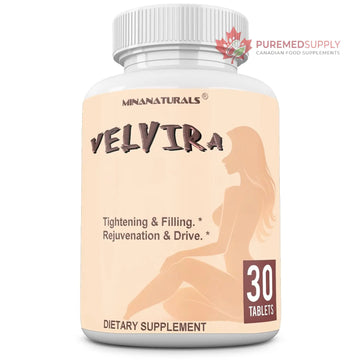 MINANATURALS VELVIRA Feminine Wellness Support Supplement for Women Herbal Rejuvenation Formula with Vitamins, Amino Acids & Collagen 30 Tablets MINANATURALS buy supplements canada