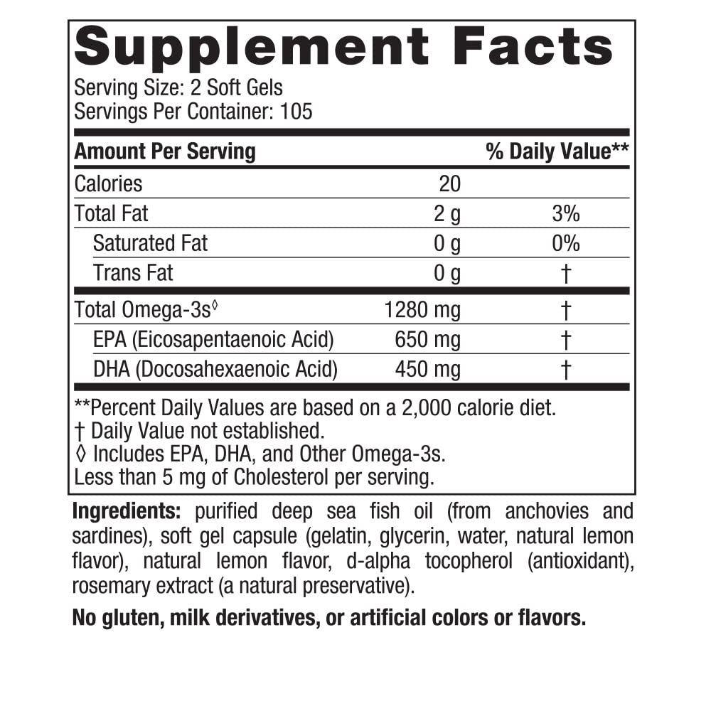Nordic Naturals Ultimate Omega, Lemon Flavor - 210 Soft Gels - 1280 mg Omega-3 - High Nordic Naturals buy supplements canada