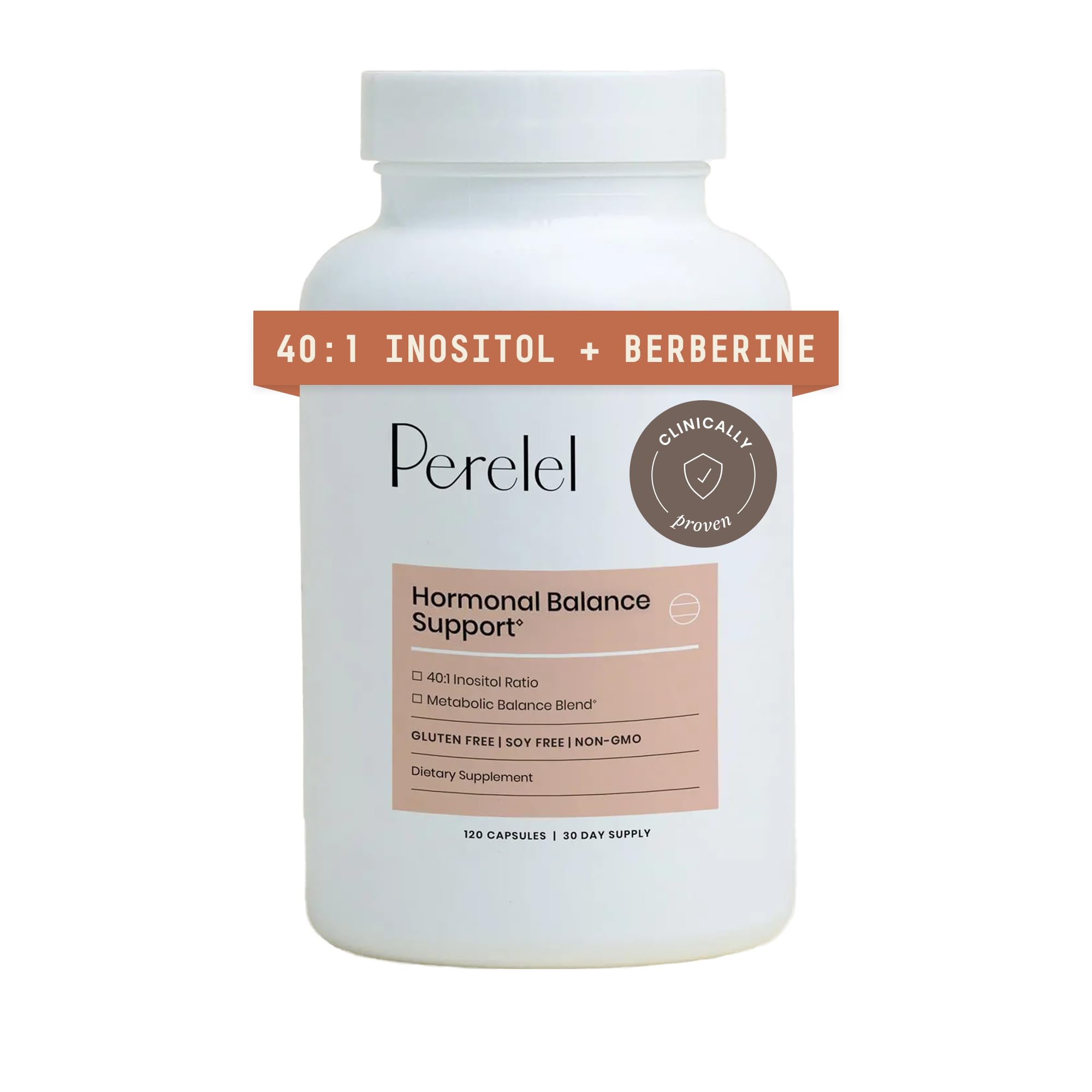 Perelel Hormone Balance Support, Myo & D Chiro Inositol, Womens Inositol Supplement with Berberine, Alpha Lipoic Acid, & Dim to Support Female Health, Soy, Dairy & Gluten Free, Non GMO, 120 Capsules Perelel buy supplements canada
