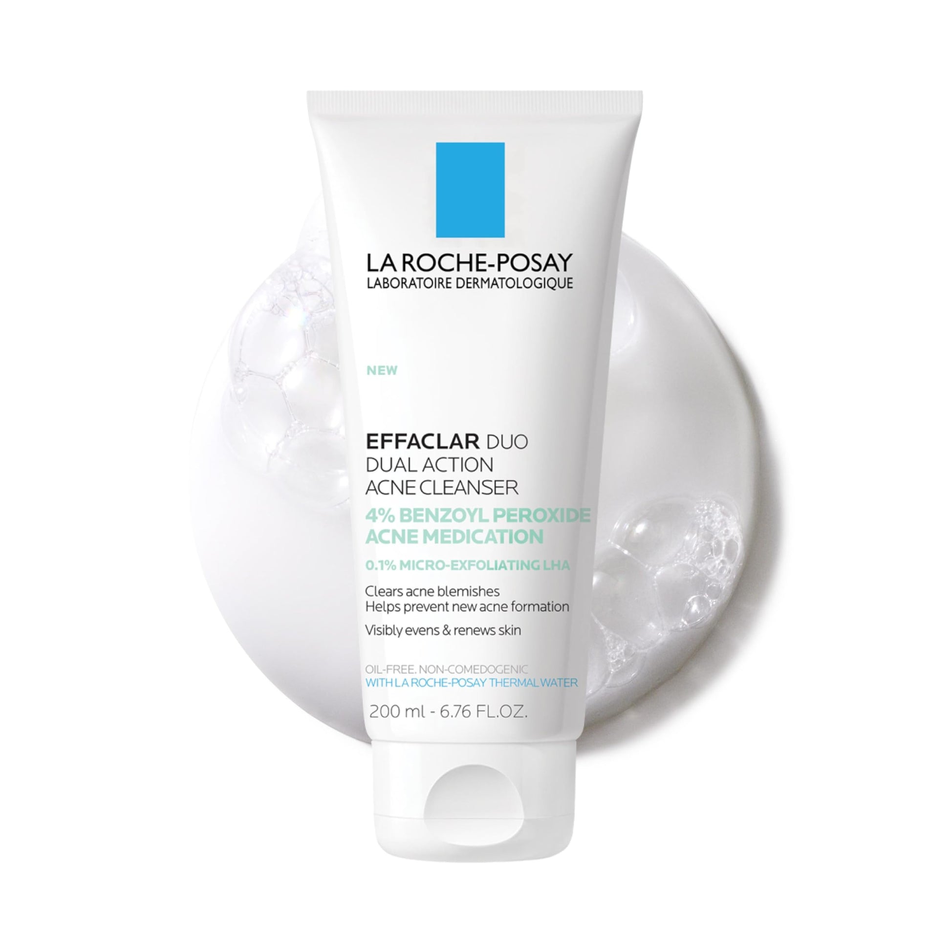 La Roche-Posay Effaclar Dual Acne Face Wash With 4% Benzoyl Peroxide & LHA Exfoliant La Roche-Posay buy supplements canada