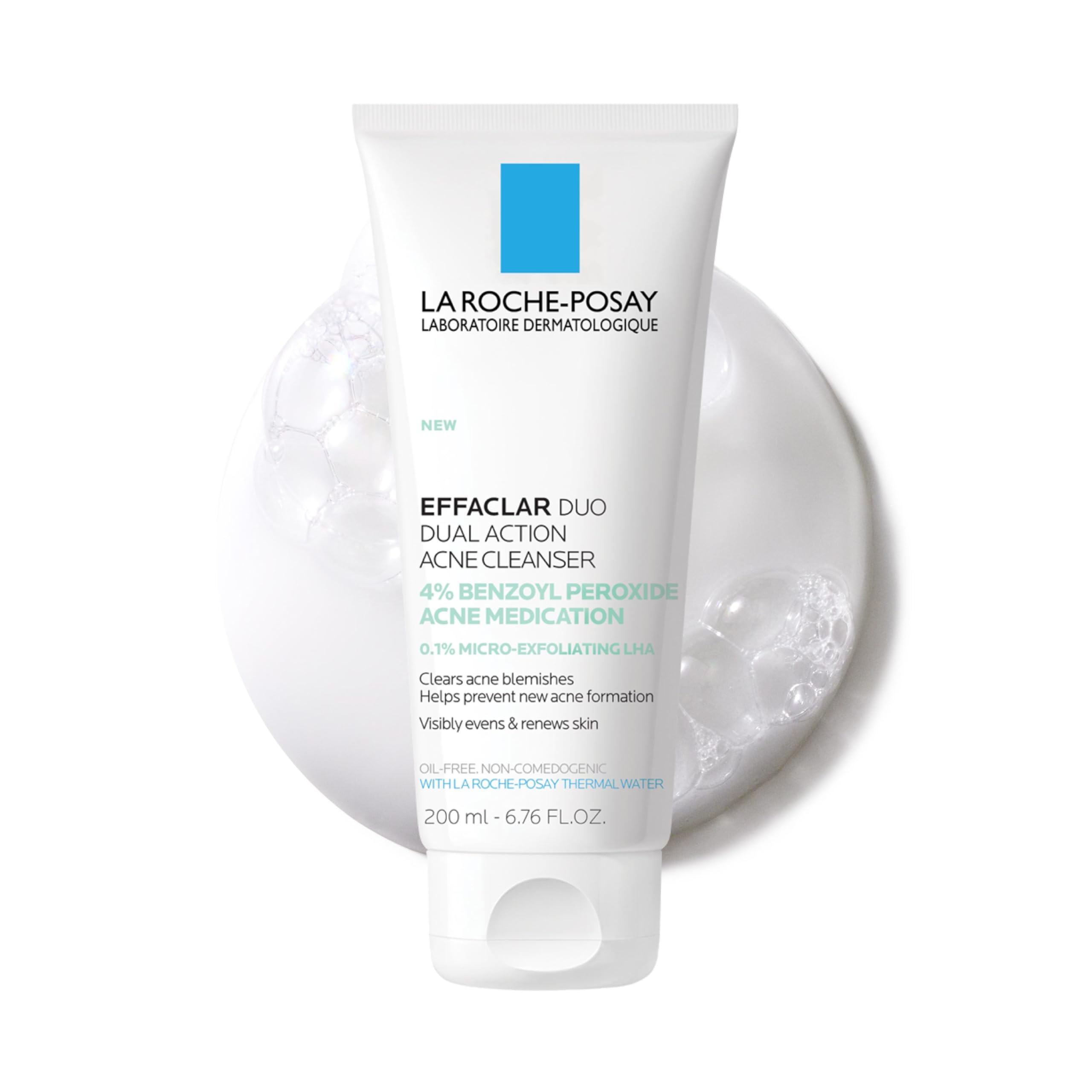La Roche-Posay Effaclar Dual Acne Face Wash With 4% Benzoyl Peroxide & LHA Exfoliant La Roche-Posay buy supplements canada