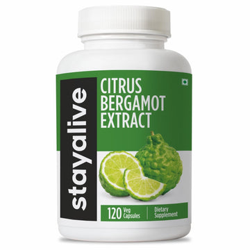 STAY ALIVE Citrus Bergamot Capsules 1000mg, 30:1 Super Extract with 50% Polyphenolic Flavanones, 120 Pills, Citrus Bioflavonoids Supplements for Women & Men | Non-GMO, Gluten-Free STAY ALIVE buy supplements canada