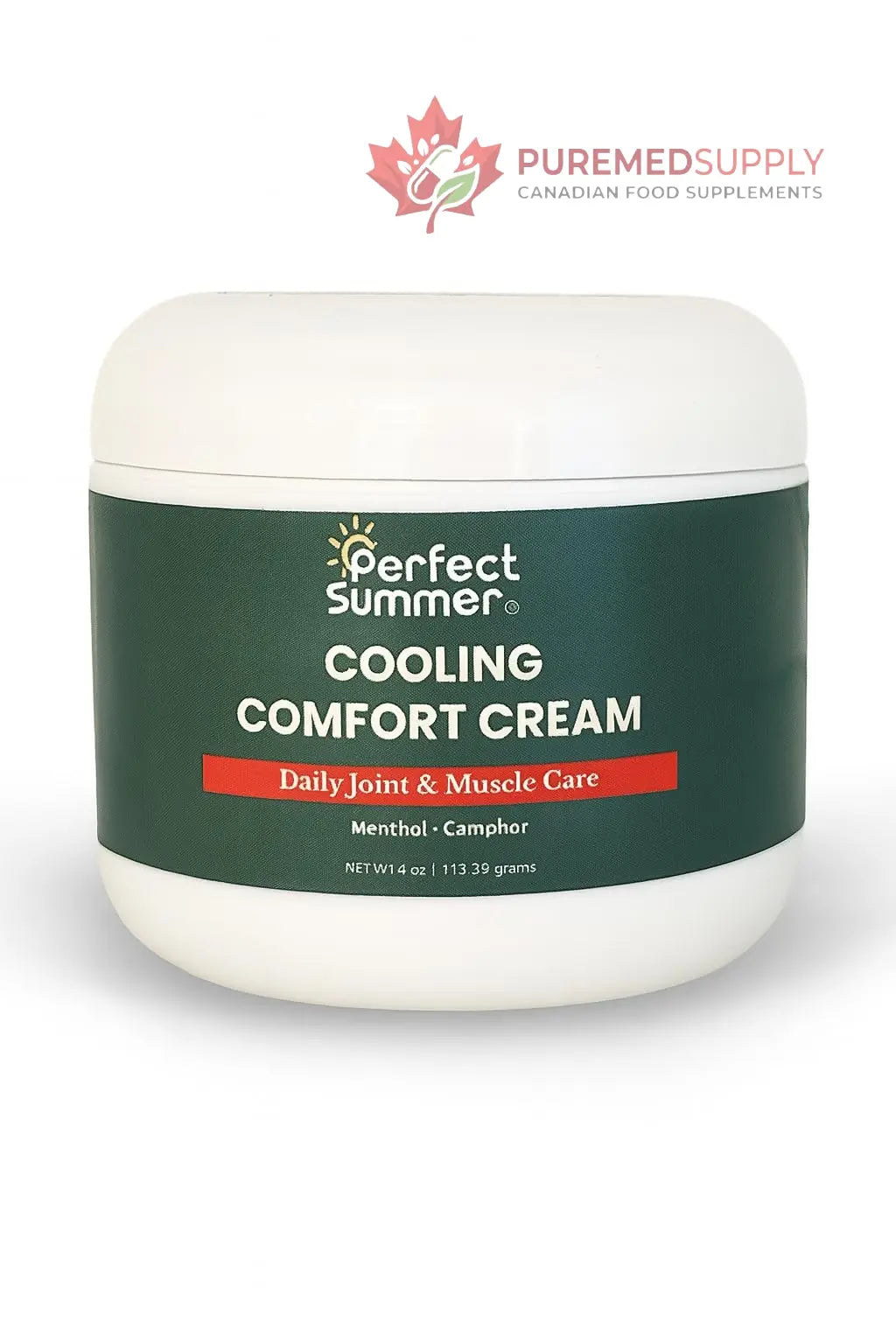 Perfect Summer Cooling Comfort Cream – Muscle Rub & Joint Care – Cooling Relief for Back, Neck, Shoulders & Knees – Non-Greasy, Fast-Absorbing Topical Cream, 4 oz Generic buy supplements canada