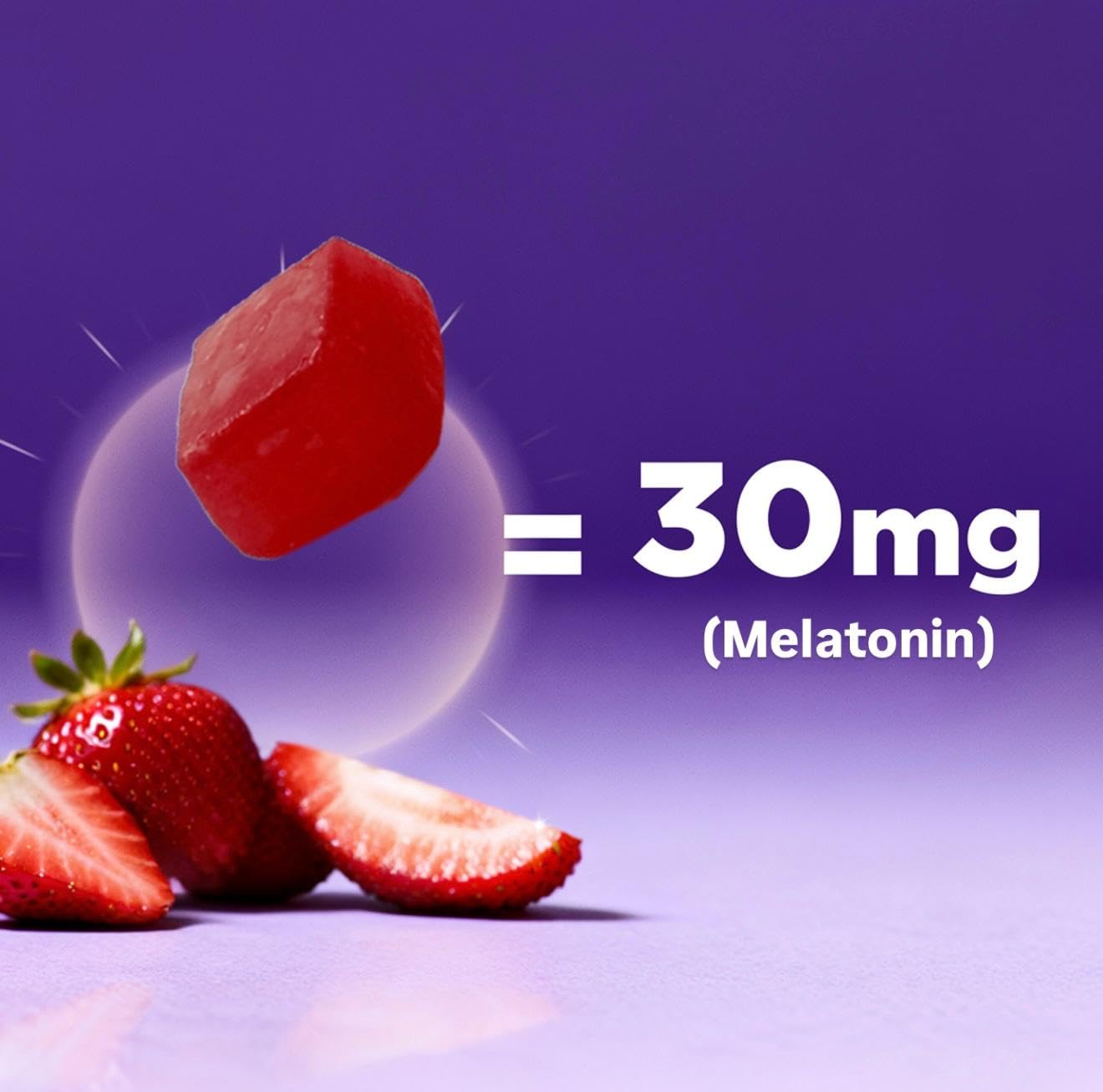 Vitamatic Sugar Free Melatonin 30mg per Gummy - 60 Servings - 60 Vegetarian Gummies - Non-Habit Forming Supplement (60 Count (Pack of 1)) Vitamatic buy supplements canada