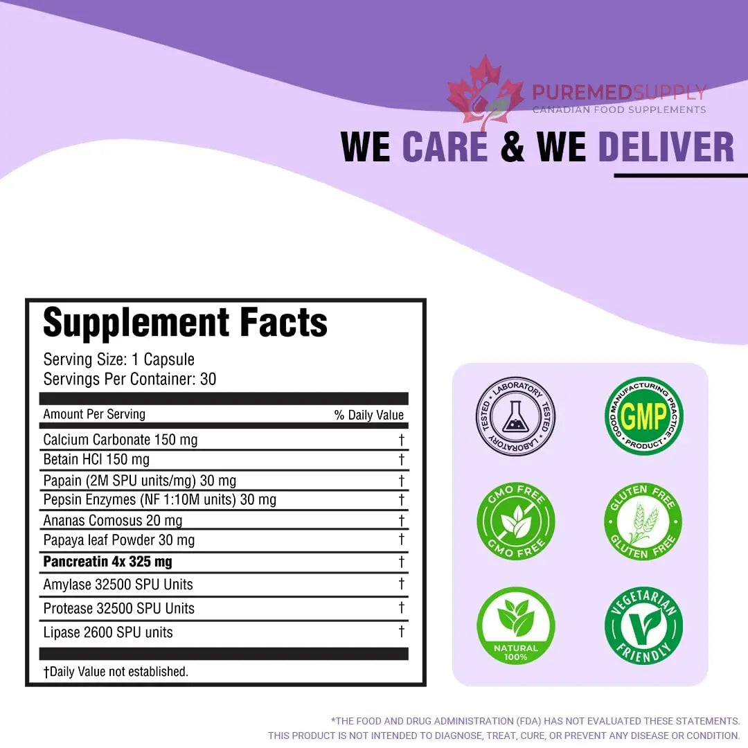 iMeMyself Enzyme Blend | 30 Veg Capsules iMeMyself buy supplements canada