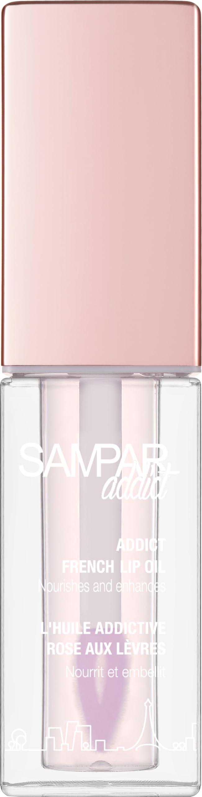 Sampar Addict French Oil with Sponge Applicator - Korean Beauty Perfect for Lip Oils & Glosses | Rosehip, Rare Beauty Tinted Lip Oil, Broadway Vita-Lip Gloss, Saie Glossy Bounce, Sampar buy supplements canada