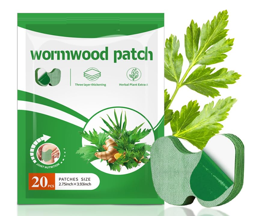 NiTa HyHy Wormwood Knee Pain Patches,Herbal Knee Patches for Pain Relief Extra Strength,Sciatica Pain Relief,for Knee, Back, Neck, Shoulder,20 Count NiTa HyHy buy supplements canada