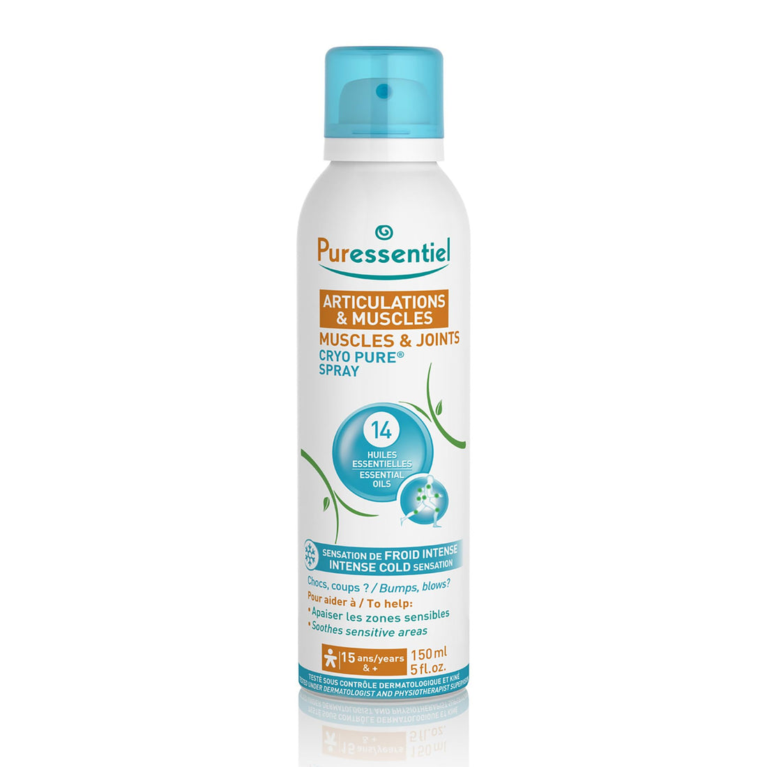 Puressentiel Muscles and Joints Cryo Pure Spray - Natural Menthol and Essential Oils Soothe Muscle Stiffness - Long Lasting Cooling Sensation - 5 oz Puressentiel buy supplements canada