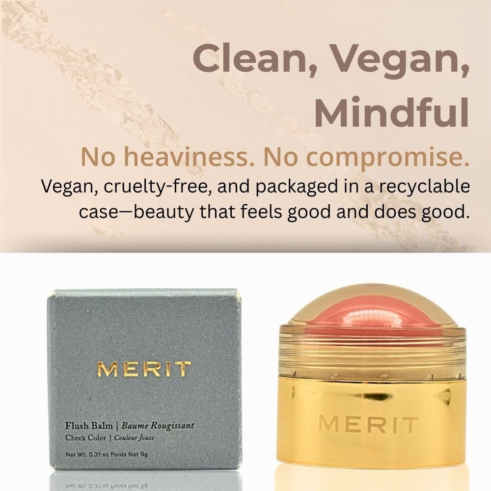 MERIT Flush Balm Cream Blush – Lusitano Soft Peach | Hydrating Radiant Cheek & Lip Tint Stick with Vitamin E | Lightweight, Buildable, Vegan & Cruelty-Free Blush Merit buy supplements canada
