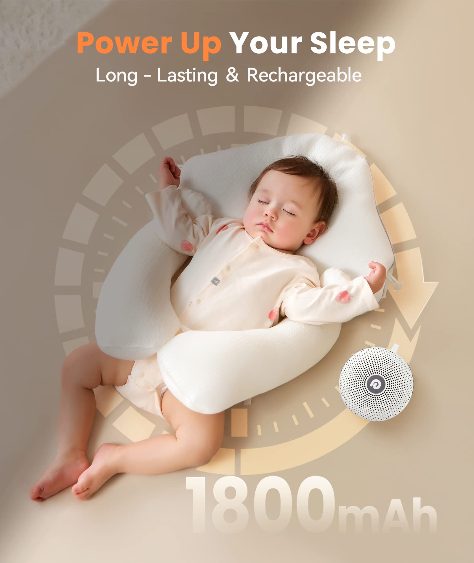Dreamegg White Noise Machine - Portable Sound Machine for Baby Adult, Features Powerful Battery Dreamegg buy supplements canada