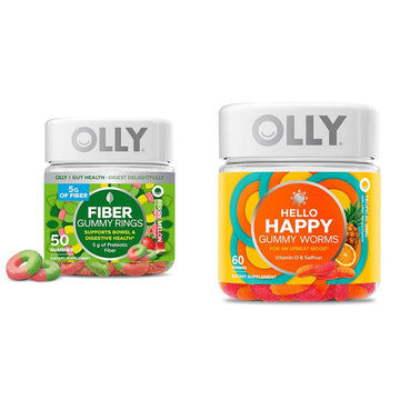 OLLY Fiber Gummy Rings, 5g Prebiotic Fiber, FOS (Fructo-oligosaccharides), Digestive OLLY buy supplements canada