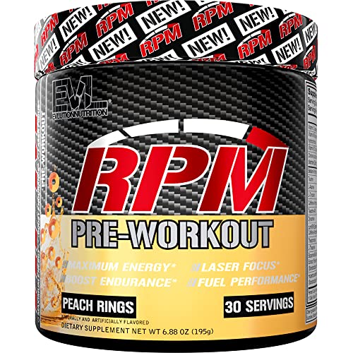 Pre Workout Powder for Energy and Focus - EVL RPM Energy Pre Workout Energy Drink Evlution buy supplements canada