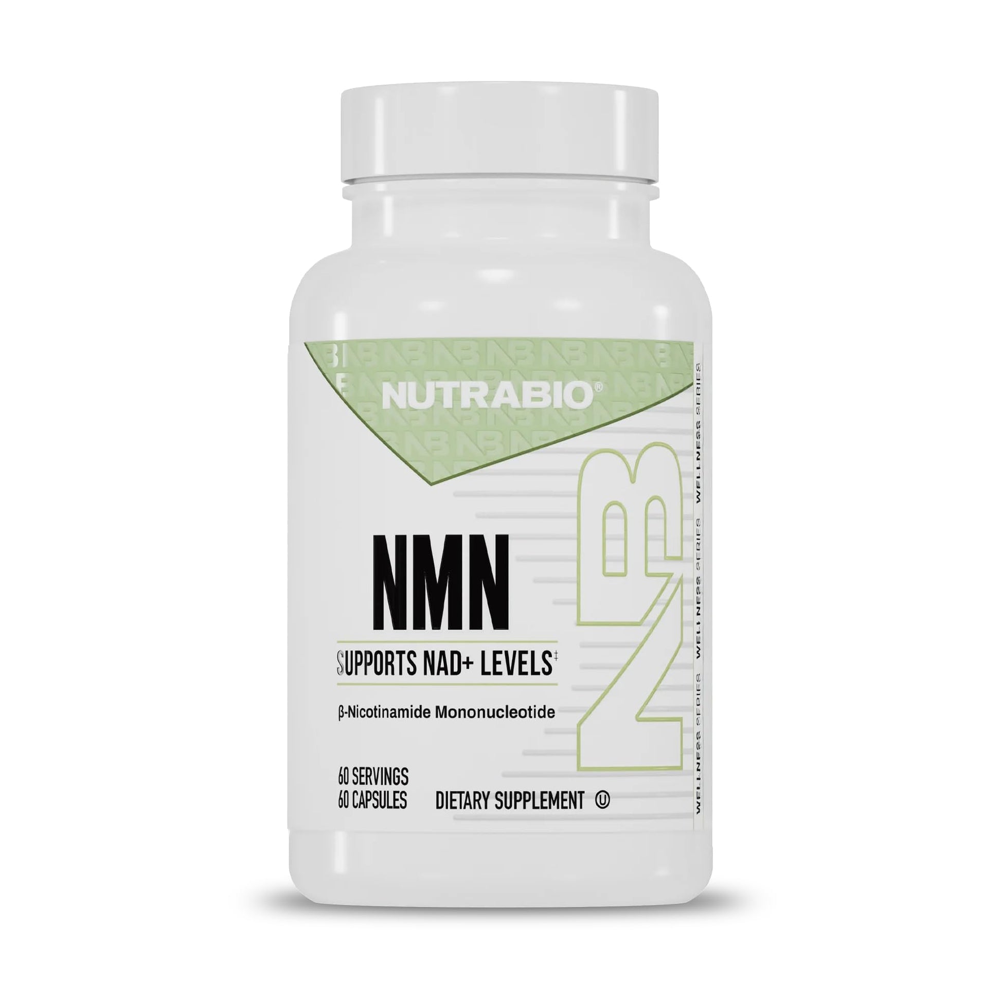 NutraBio NMN - NAD Supplement, Longevity Support, Boost NAD Levels, Increase Cellular Energy, Brain Health, Healthy Aging- 60 Servings- 60 Capsules NutraBio buy supplements canada