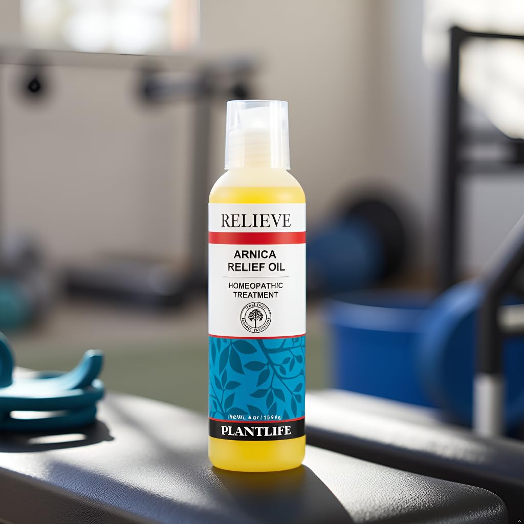 Plantlife Arnica Relieve Oil and Balm Bundle - Relieve Products are a Homeopathic Solution for Everyday Use - Works Quickly and Effectively - Made in California Plantlife buy supplements canada