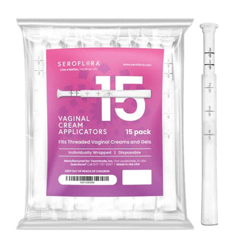 Seroflora Disposable Plastic Vaginal Applicators - Threaded End to Fit OTC Gels, Lubes or Creams Products SEROVERA buy supplements canada