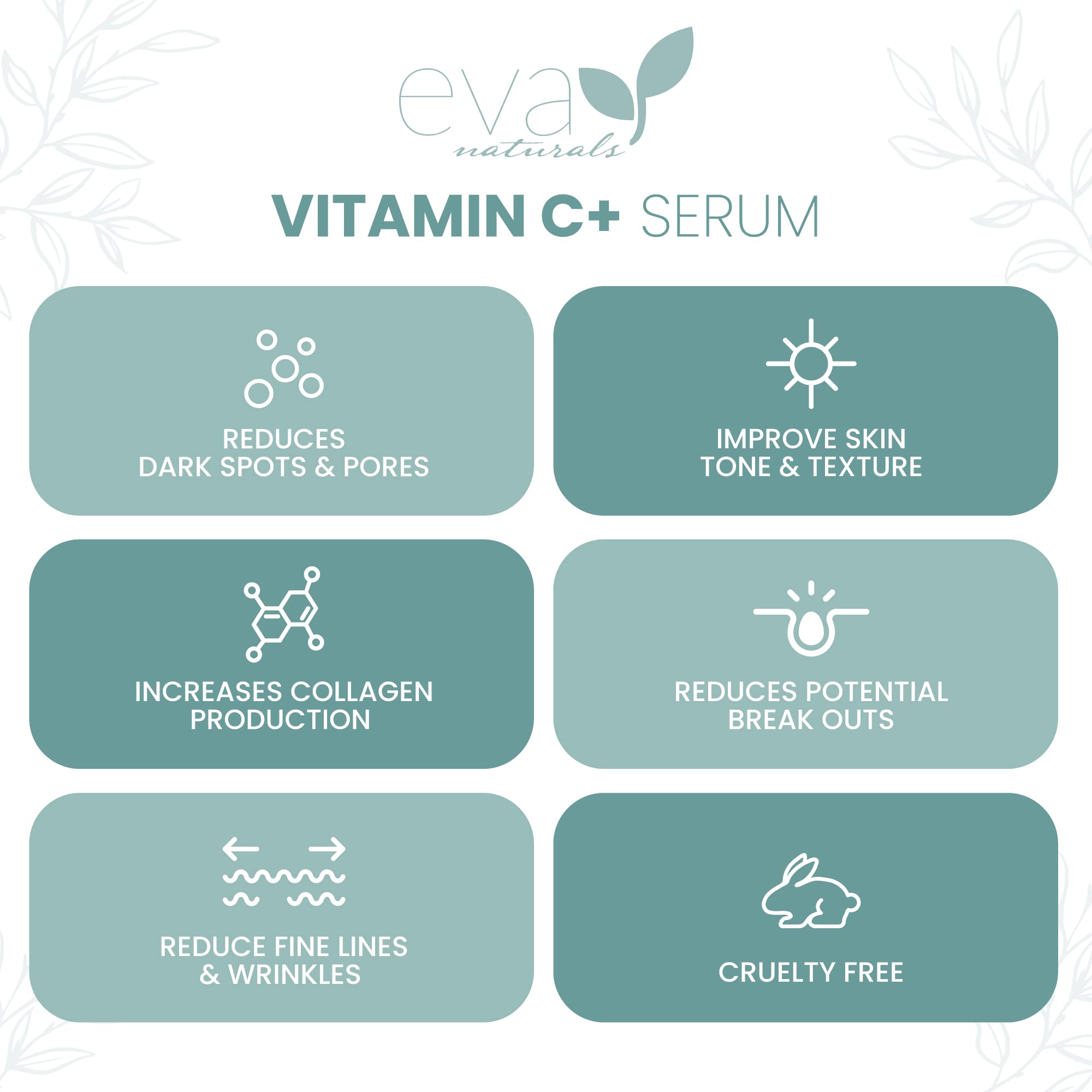 Vitamin C Serum for Face - Vitamin C Facial Serums with Hyaluronic Acid, Retinol Eva Naturals buy supplements canada