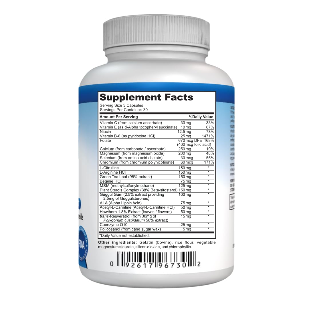 NutraPro Healthy Heart - Heart Health Supplements & Arteries Support .Healthy Cholesterol and Triglyceride. GMP Certified. NutraPro buy supplements canada