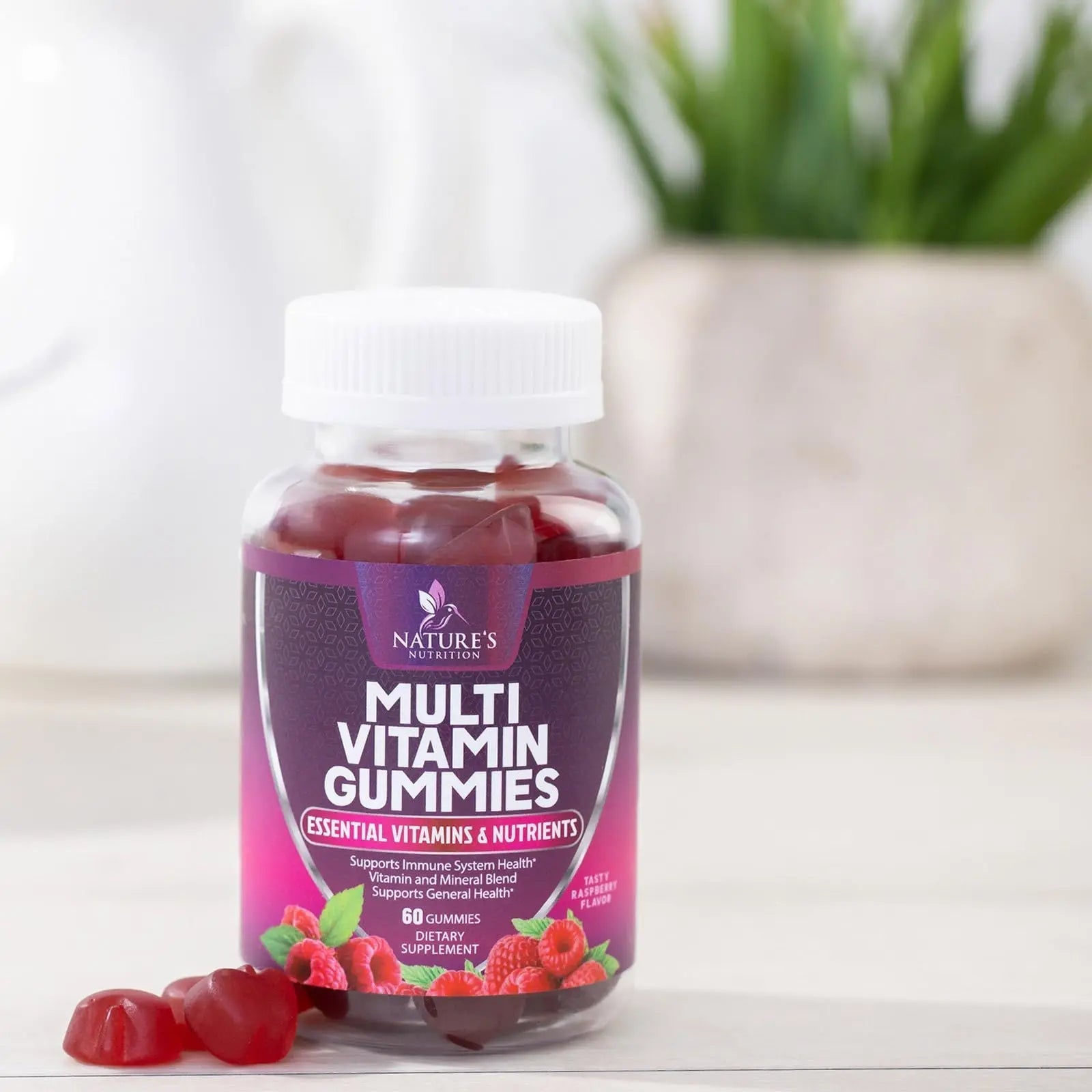 Multivitamin Gummies for Adult with Vitamins A, C, D, B12 - Gummy Multivitamins for Daily Nutritional Support Nature's Nutrition buy supplements canada