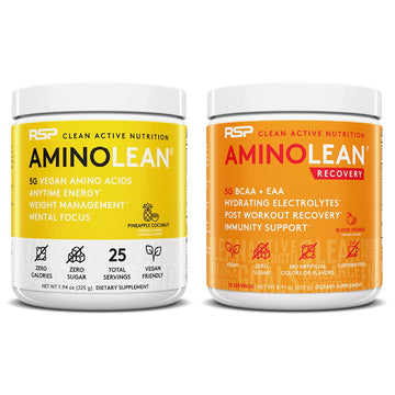 RSP NUTRITION Vegan AminoLean Pre Workout Energy (Pineapple Coconut 25 Servings) RSP NUTRITION buy supplements canada