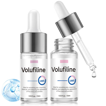 Volufiline Serum, Volufiline Under Eye Serum, Cosmetic Grade Ampoule for Skin Elasticity Improvement, Face & Body Fine Lines, Hydrating Texture, 10ml*2 GUDE GUDE buy supplements canada