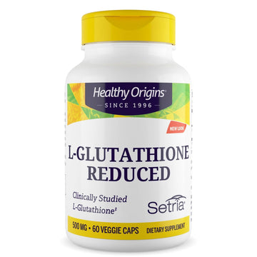 Healthy Origins L-Glutathione 500 mg (Setria, Non-GMO, Gluten Free, Antioxidant, Immune Support, Skin Support), 60 Veggie Caps Healthy Origins buy supplements canada