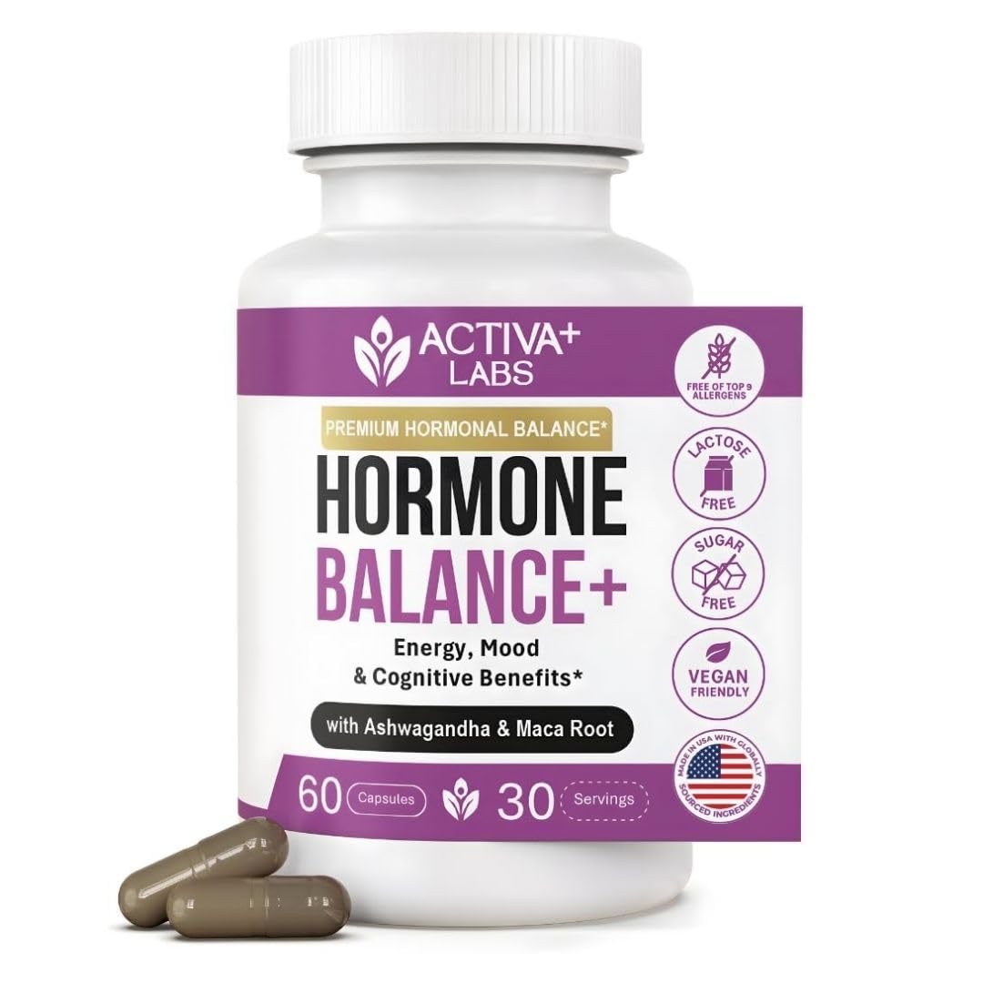 Activa Labs+ Hormone Balance for Women | Boost Energy, Mood, Libido and Focus | Supports Cycle&Menopause Comfort | Gluten, Soy&Lactose Free | 30 Day Supply Activa Labs buy supplements canada