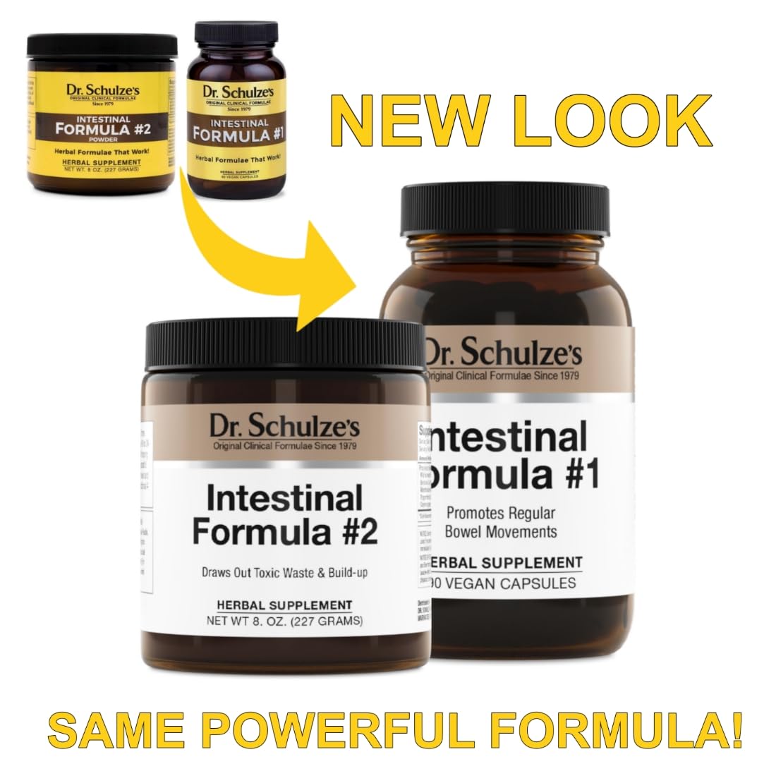 Dr. Schulze's Intestinal Formula #2 (8 Ounces) and Intestinal Formula #1 Capsules Dr. Schulze's buy supplements canada