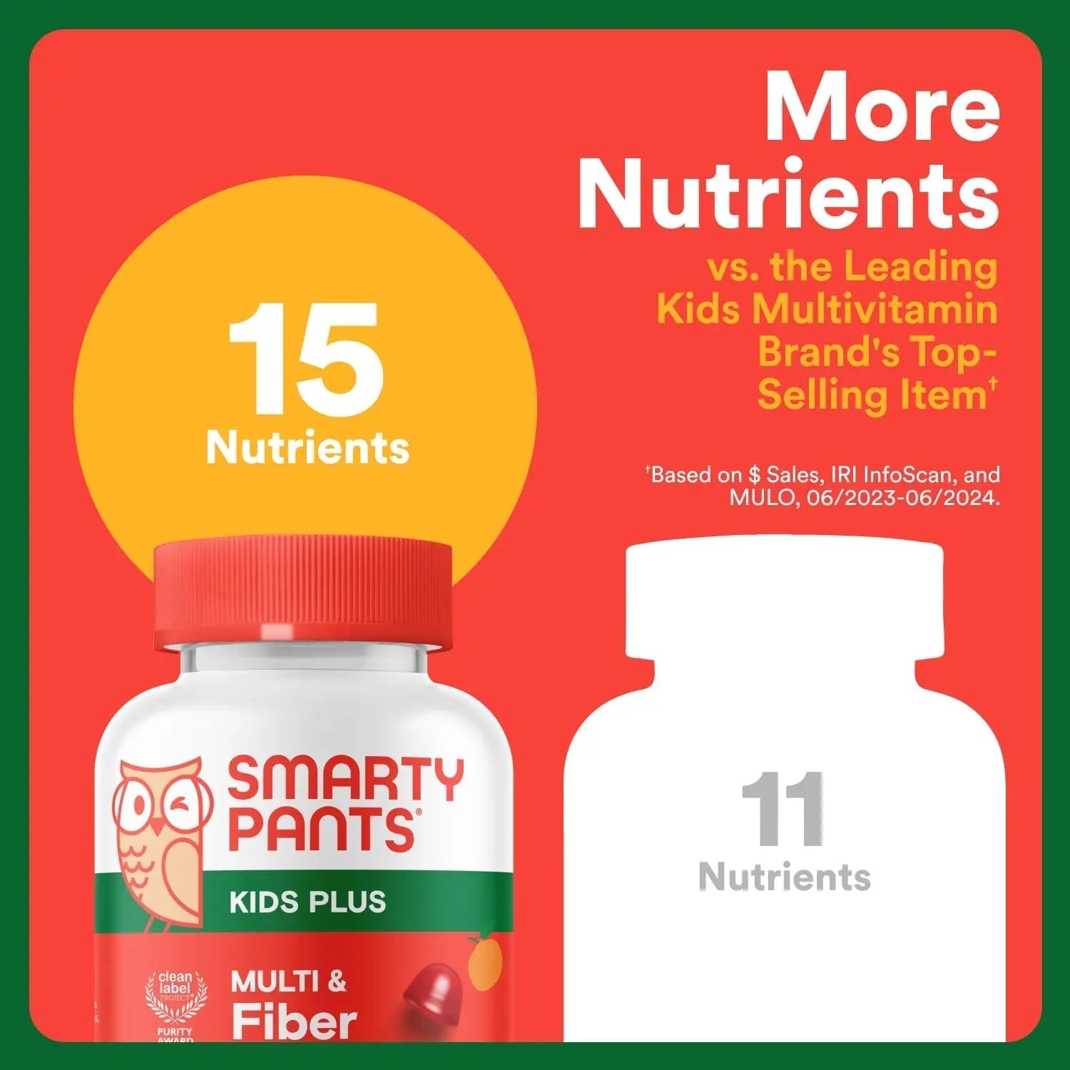 SmartyPants Kids Multivitamin & Fiber Gummies: Prebiotic Fiber to Support Kids Digestion with Vitamin D3, C, Vitamin B12, B6, A, Zinc SmartyPants buy supplements canada