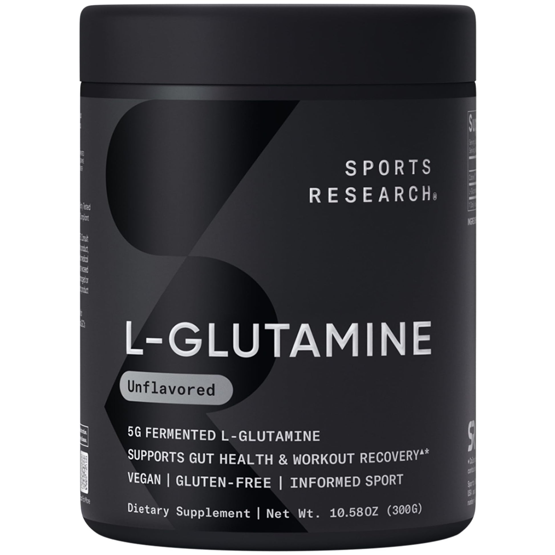 Sports Research L-Glutamine - Workout Recovery, Immune Health & Gut Health Support - 5 G Per Serving - 10.58 Oz Sports Research buy supplements canada