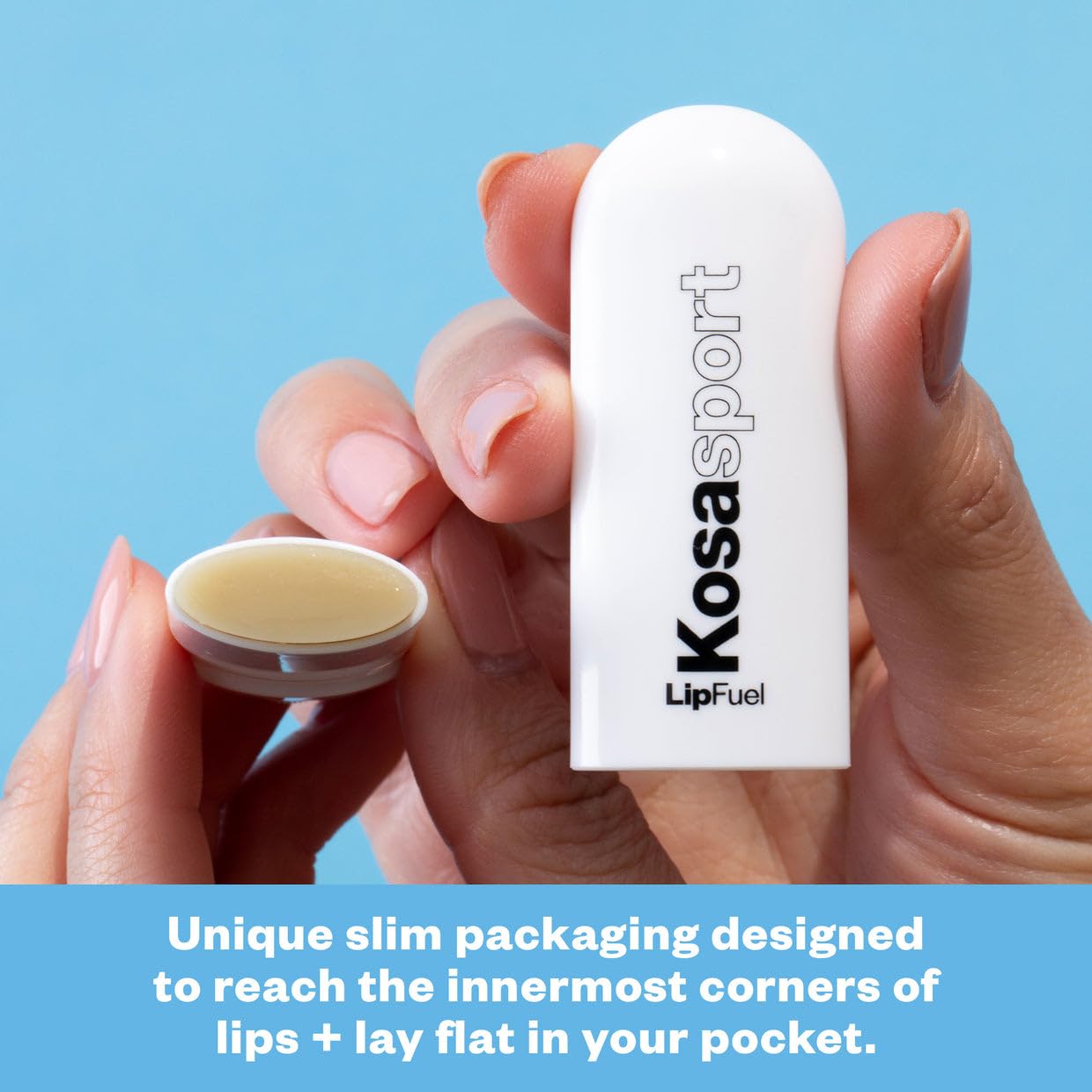 Kosas Lipfuel Hyaluronic Active Sport Lip Balm - Hydrates, Energizes and Protects - Natural Lip Treatment and Care (Baseline) Kosas buy supplements canada