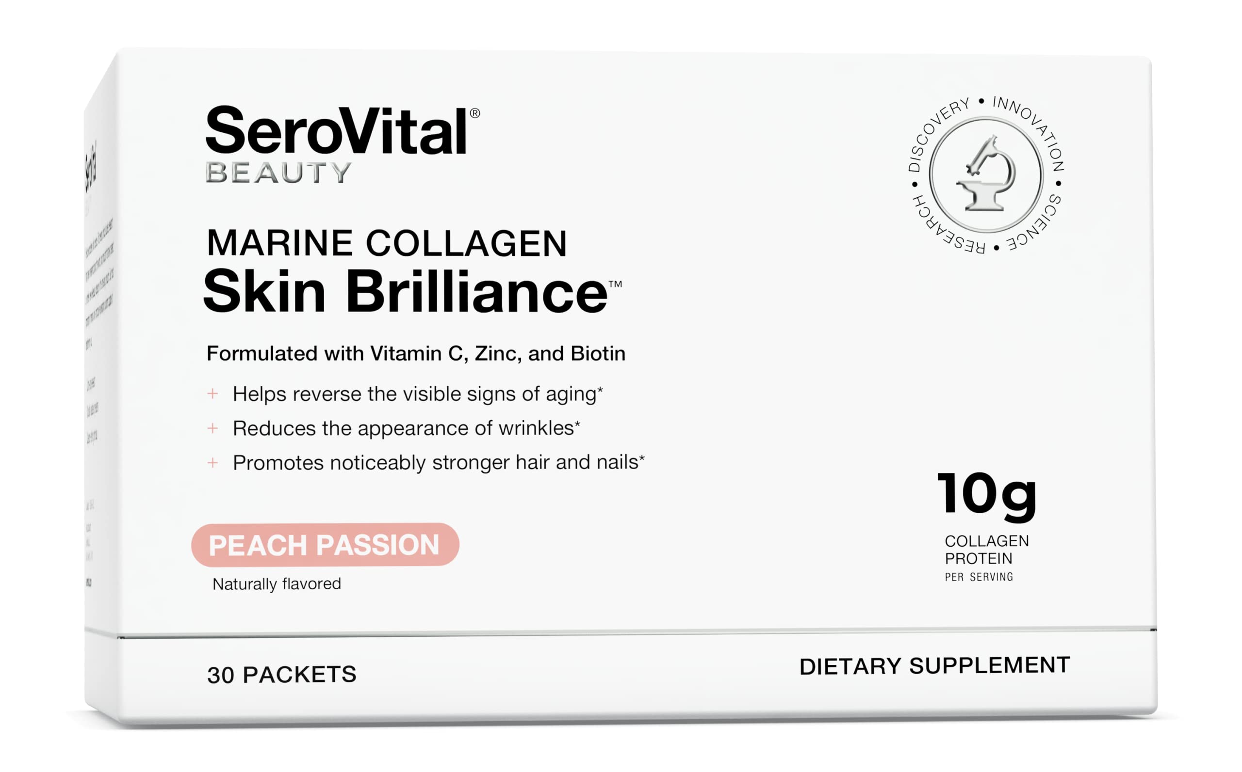 Serovital Skin Brilliance Marine Collagen – Hydrolyzed Marine Collagen Peptides Serovital buy supplements canada