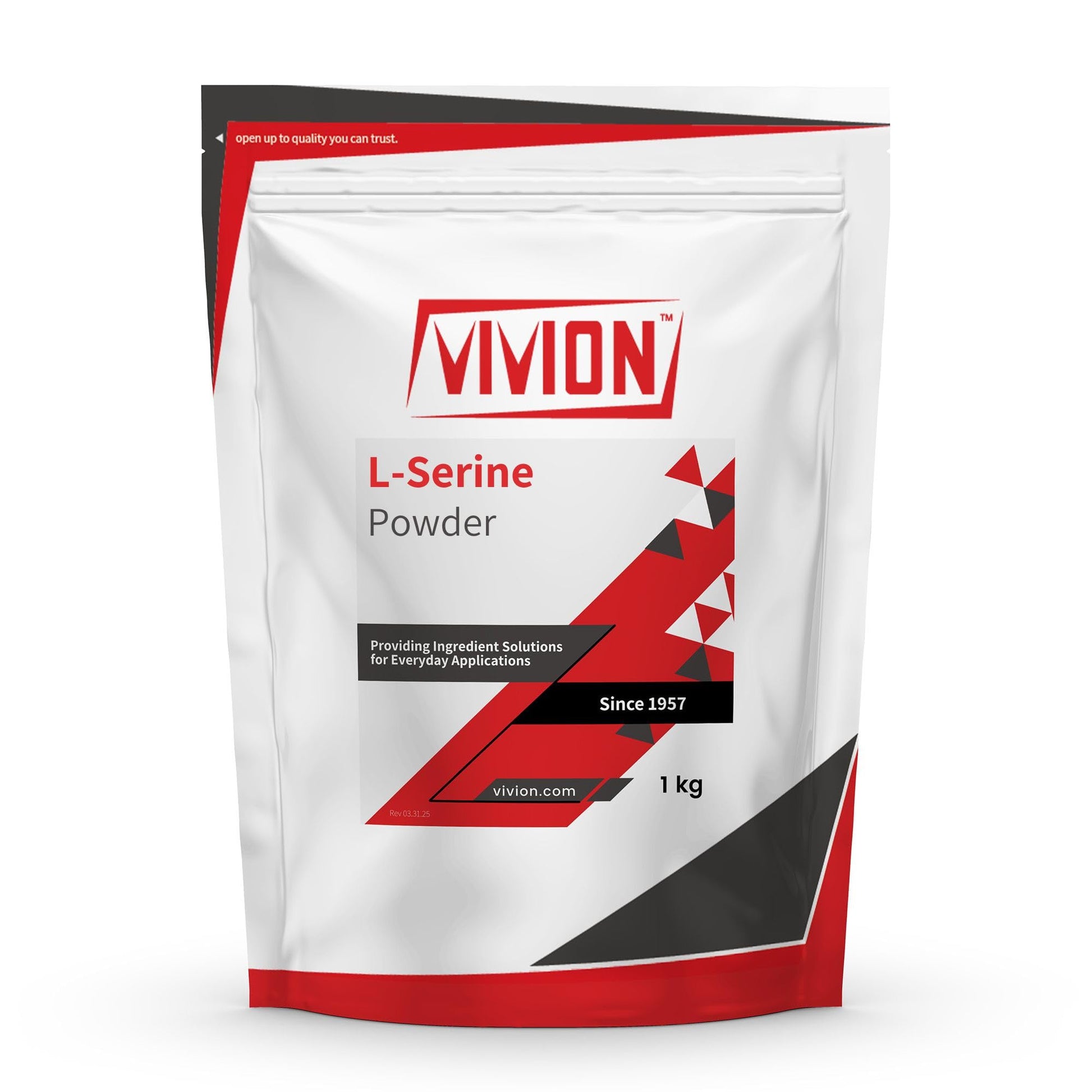 L‑Serine Powder - 1000 Grams - Amino Acid - Powdered for Manufacturing Cognitive Health & Cellular Support Tablet Capsule Formulations - 1 kg (2.2 lb) Vivion buy supplements canada