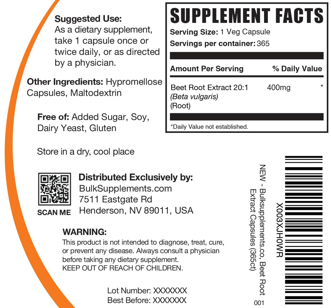 BULKSUPPLEMENTS.COM Beet Root Extract Capsules - Beet Root Supplements, Beet Root BULKSUPPLEMENTS.COM buy supplements canada