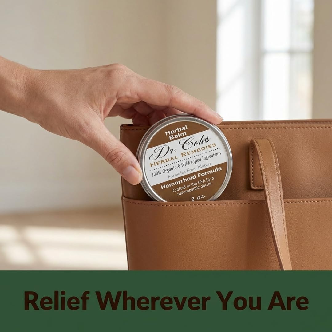 Dr. Cole’s Hemorrhoid Treatment – Organic Herbal Ointment for External Hemorrhoid Soothing & Comfort – Plant-Based, Gentle, No Petroleum or Harsh Chemicals – 2 oz Dr. Cole's Herbal Remedies buy supplements canada