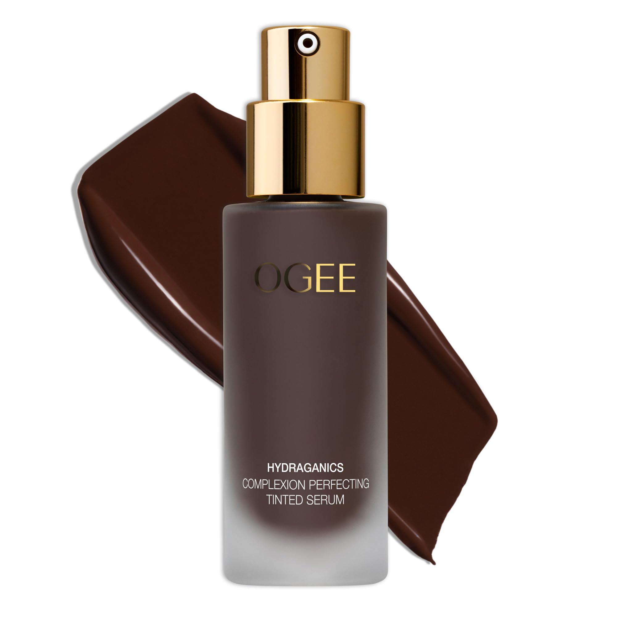 Ogee Complexion Perfecting Liquid Foundation - Lightweight Tinted Moisturizer For Face (Mahogany 14.5N - Deep Cocoa (Rich Undertones) - with Vitamin C & Jojoba Oil - Certified Organic & Made in USA Ogee buy supplements canada
