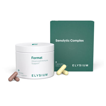 ELYSIUM Format Immune Support Supplement - Vitamin C Supplement, Immunity Support, Immune Defense, Intermittent Senolytic Complex Immune Support for Adults, Complete Immunity Supplement - 60ct ELYSIUM buy supplements canada