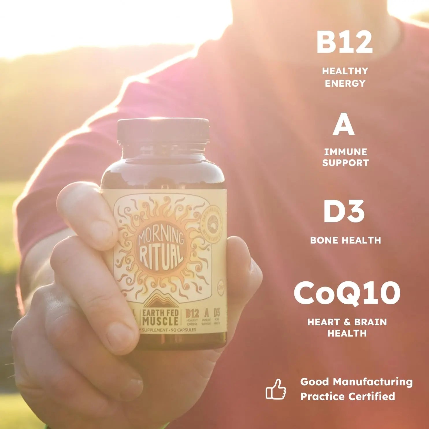 Earth Fed Muscle Morning Ritual Multivitamin for Women Supports General Health & Wellness - Multivitamin with Iron for Immune & Heart Support Earth Fed Muscle buy supplements canada