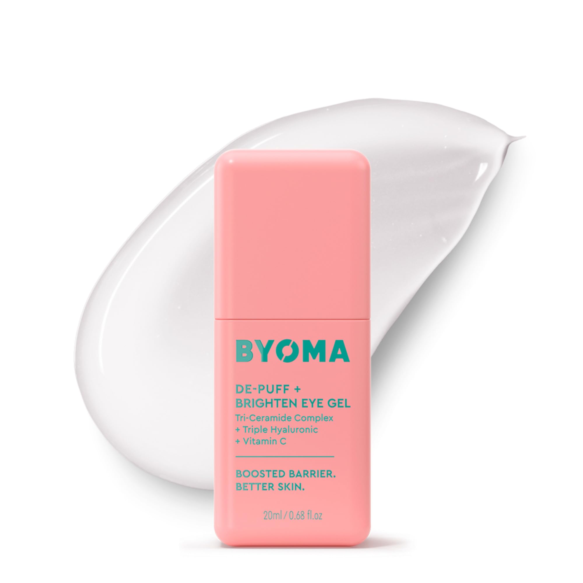 BYOMA De-Puff + Brighten Eye Gel - Lightweight Gel Eye Cream for Dark Circles, Puffiness & Wrinkles - Under Eye Cream BYOMA buy supplements canada