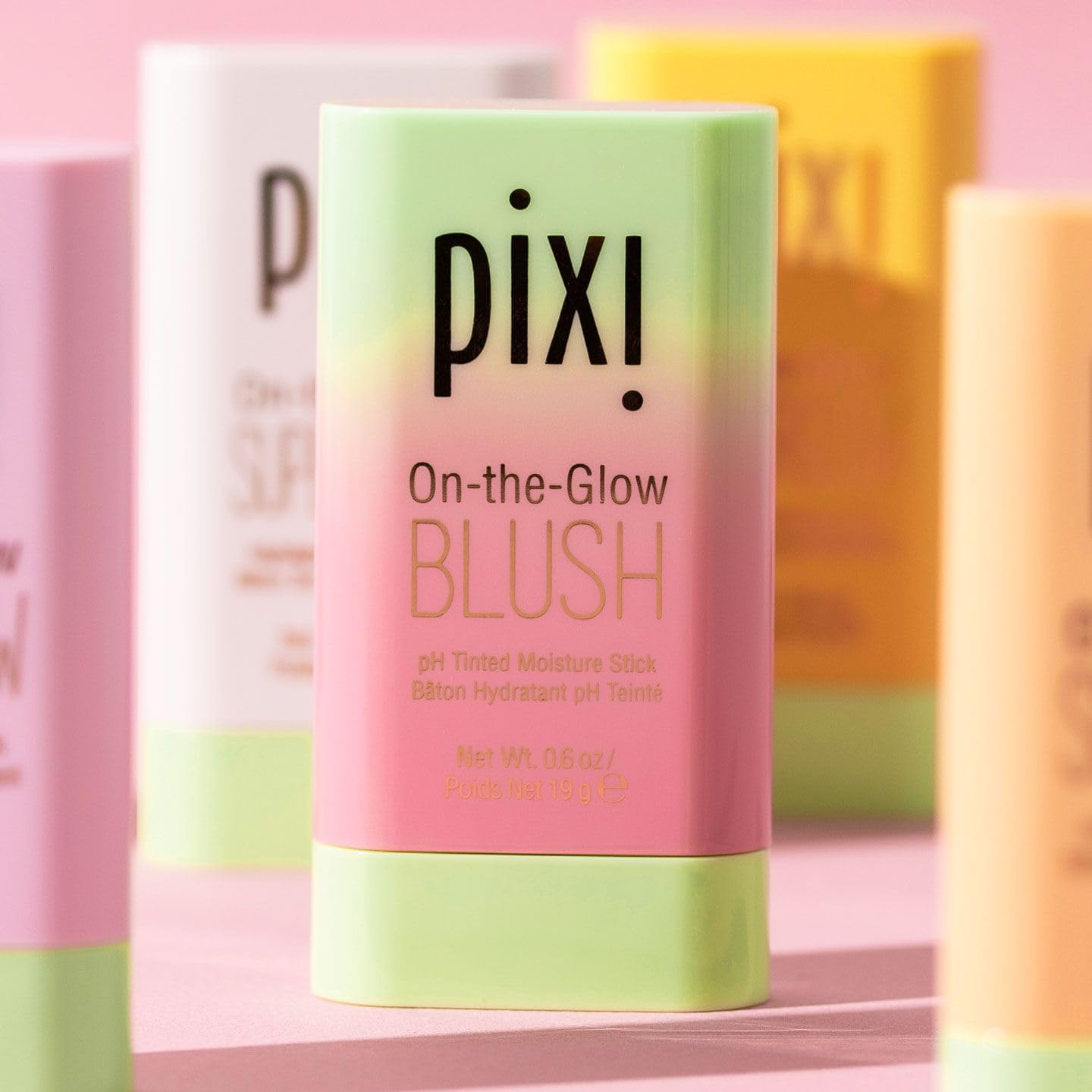 Pixi On-the-Glow Blush Stick in CheekTone, pH Reactive Hydrating Tinted Moisture Stick for Cheeks and Lips with Ginseng, Aloe Vera and Fruit Extracts, Twist-Up Design, Paraben-Free, 19g / 0.6 oz Pixi buy supplements canada