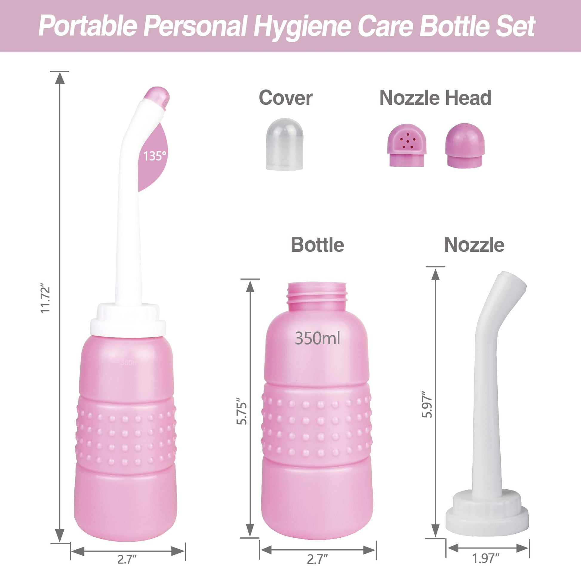 TopQuaFocus 12oz Perineal Bottle for Postpartum Care Portable Travel Peri Sprayer Bidet Postpartum TopQuaFocus buy supplements canada