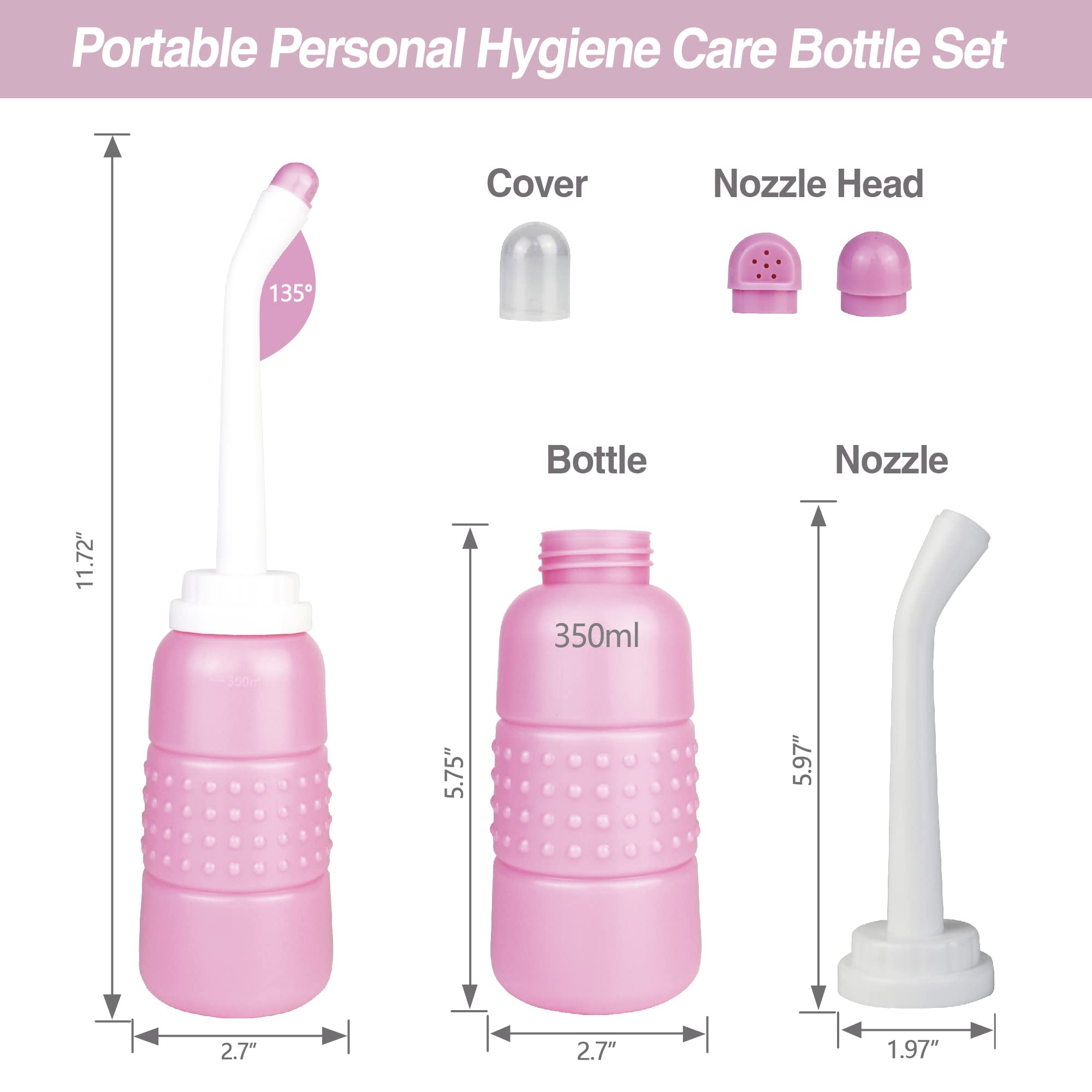 TopQuaFocus 12oz Perineal Bottle for Postpartum Care Portable Travel Peri Sprayer Bidet Postpartum TopQuaFocus buy supplements canada