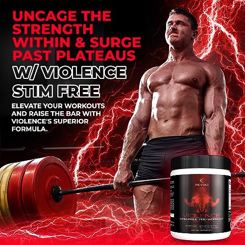 VIOLENCE Stim Free Pre Workout Powder by REVSCI, Precision Dosed Non Stim Preworkout Revolution Science buy supplements canada